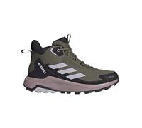 adidas Women's Terrex Anylander Mid Rain.Rdy Hiking, Olive Strata/Silver Dawn/Amber Tint, 38 2/3 EU, Dawn Olive Stratum Silver Amber Tone, 5.5 UK