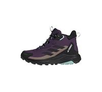 adidas Women's Terrex Anylander Mid RAIN.RDY Hiking Shoes, Aurora Plum/Core Black/Trace Brown, 4.5 UK