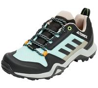 ADIDAS Women's Terrex AX3 Gore-TEX Hiking Shoes Non Football, Aqua/Core Black/Preloved Yellow, 3 UK