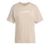 adidas Women's Terrex Classic Logo Shirt, Wonder Taupe, M