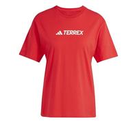 adidas Women's Terrex Classic Logo T-Shirt, Pure Ruby, M