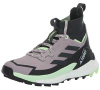 adidas Women's Terrex Free Hiker 2.0 Sneaker, Preloved Fig/Carbon/Green Spark, 5.5 UK