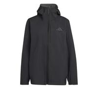 adidas Women's Terrex Multi 2.5 Layer CLIMAPROOF Rain Jacket, black, XS