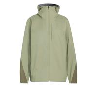 adidas Women's Terrex Multi 2.5 Layer CLIMAPROOF Rain Jacket, tent green/olive strata, XL
