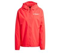 adidas Women's Terrex Multi 2 Layer RAIN.RDY Jacket, Pure Ruby, S