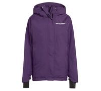 adidas Women's TERREX MULTI 2L RAIN.RDY INSULATED JACKET, Aurora Plum, XL