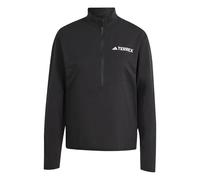 adidas Women's Terrex Multi Climacool Half Zip Long Sleeve, Black, XXL