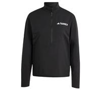 adidas Women's Terrex Multi Climacool Half Zip Long Sleeve, Black, XXL