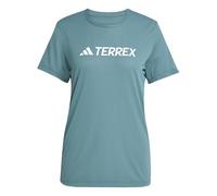 Adidas Terrex Multi Climacool Logo Tech Short Sleeve T-shirt Blue L Women
