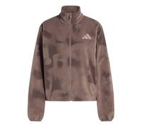 adidas Women's Terrex Multi Climawarm Full Zip Fleece Sweatshirt, earth strata/brown, L