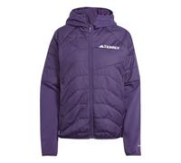 adidas Women's Terrex Multi CLIMAWARM Insulated Hybrid Hooded Jacket, Aurora Plum, XS