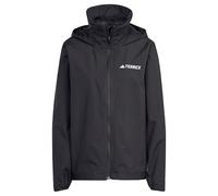 adidas Women's Terrex Multi Essentials 2 Layer Rain Jacket, black, XL