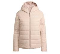 adidas Women's Terrex Multi Essentials CLIMAWARM Insulated Hooded Jacket, Wonder Taupe, XS