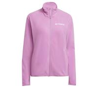 adidas Women's Terrex Multi Essentials Full Zip Fleece Jacket, Preloved Purple, L
