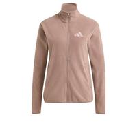 adidas Women's Terrex Multi Essentials Full Zip Fleece Sweatshirt, trace brown, XS