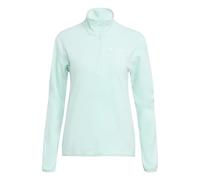 adidas Women's Terrex Multi Essentials Half Zip Fleece Jacket, semi flash aqua, L