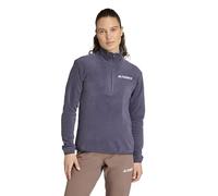 adidas Women's Terrex Multi Essentials Half Zip Fleece Jacket, shadow navy, M