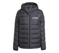 adidas Women's Terrex Multi Light Down CLIMAWARM Hooded Jacket, Black, L
