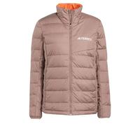 adidas Women's Terrex Multi Light Down CLIMAWARM Jacket, Trace Brown, XS