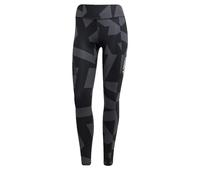 adidas Women's Terrex Multi Printed Tights, Carbon/Black/Black/Black, 10