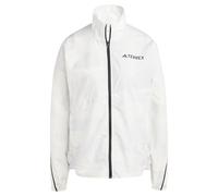 adidas Women's Terrex Multi Printed Wind Jacket, Dash Grey/White, M