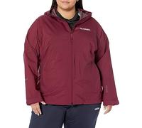 adidas Women's Terrex Multi Rain.rdy 2.5-Layer Rain Jacket, Shadow Red, 3X