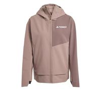 adidas Women's Terrex Multi Soft shell Jacket, trace brown, XL