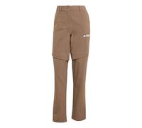 adidas Women's Terrex Multi Zip Off Pants, Earth strata, 10