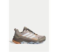adidas Women's Terrex Skychaser AX5 GORE-TEX Hiking Shoes - Wonder Taupe/Off White/Glow Blue - UK 5 - Brown