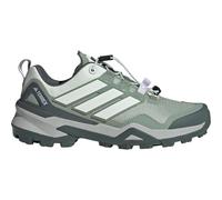 adidas Women's Terrex Skychaser Hiking Shoes Sneaker, Linen Green/Off White/Silver Dawn, 5.5 UK