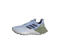 adidas Women's Terrex Soulstride Trail Running Shoes, Crystal Sky/Shadow Navy/Tent Green, 6 UK
