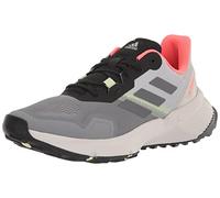adidas Women's Terrex Soulstride Trail Running Shoes, Grey/Grey/Turbo, 7
