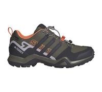 adidas Women's Terrex Swift R2 Gore-TEX Hiking Shoes, Olive strata/Aurora Black/Amber Tint, 3.5 UK