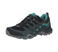 ADIDAS Women's Terrex Swift R2 GTX Shoes Non Football, Core Black/Blue Oxide/Acid Mint, 3 UK