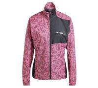 adidas Womens Terrex Trail Running Wind Jacket Pink/black 12