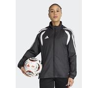 adidas Womens Tiro 26 Football Windbreaker Jacket, Black, Size M, Women Black