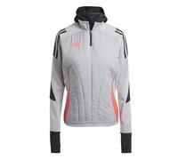adidas Womens Tiro Reflective Trim Regular Fit Athletic Top in Light Onix - Grey - Size 8 UK