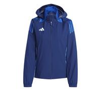 adidas Womens Tiro24 C Awjacketw Anorak in Navy Blue - Size 10 UK