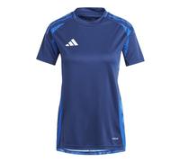 adidas Womens Tiro24 C M Jerseyw T-Shirt in Navy Blue - Size 12 UK