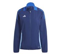 adidas Womens Tiro24 High Collar Long Sleeve Athletic Top in Navy Blue