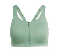 adidas Womens Tlrdim Lux Zip High Impact Sports Bra Training Fitness Gym Crop