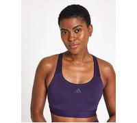 adidas Women's TLRDREACT Training High-Support Sports Bra - Aurora Plum - XS C-D - Purple