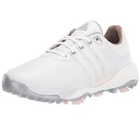 adidas Women's TOUR360 22 Golf Shoes, Footwear White/Footwear White/Almost Pink, 9