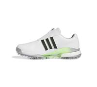 adidas Women's Tour360 24 Golf Shoes, Footwear White/Core Black/Green Spark, 8