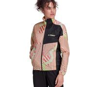 adidas Womens Trail Running Windbreaker Jacket Lime
