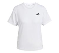 adidas Women's Train Essentials 3-Stripes Workout T-Shirt, White/Black, XL