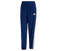 adidas Women's Train Essentials 3-Stripes Woven Pants, Dark Blue/White, XXL