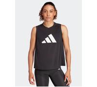 adidas Women's Train Essentials Big Performance Logo Training Tank Top - Black - Size: XL