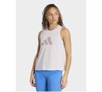 Adidas Train Essentials Big Performance Logo Training Sleeveless T-shirt Purple S Woman