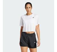 adidas Women's Train Essentials Boxy Workout Shirt, White, XXS